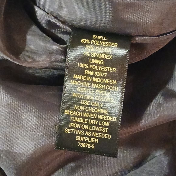 Worthington  Woman Skirt Size 6 Lined side zip flared bottom career - Picture 11 of 12